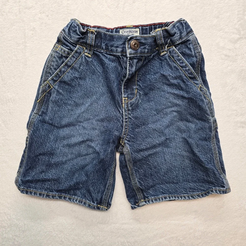 OshKosh B'gosh Denim Shorts Kids Size 4 Regular‎ Classic Blue